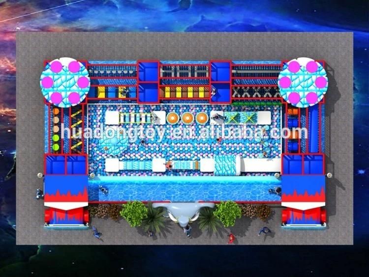 2018new Fort Series Indoor Playground Set, Amusement Park Playground Equipment