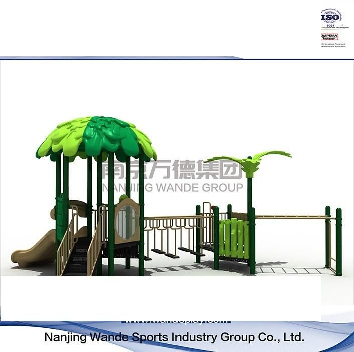 Tree House Outdoor Playground with Slides for Kids