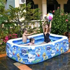 Outdoor Transparent Inflatable PVC Plastic Swimming Pool Above Ground Inflatable Pool for Children