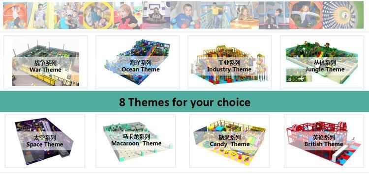Kids Adventure Play Equipment for Amusement Park
