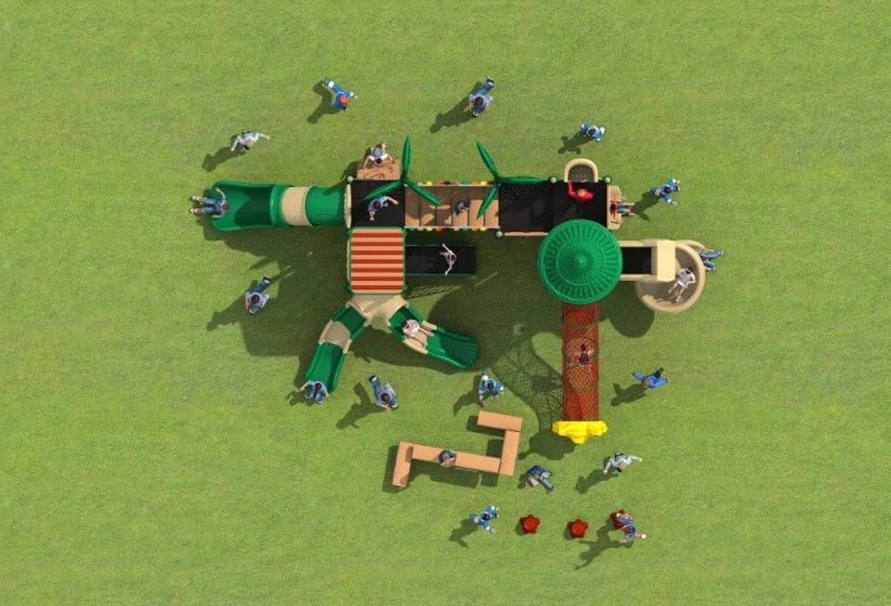 Hot Sale Children Muti-Function Outdoor Playground, Kids Large Playground Equipment