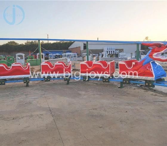 Amusement Rides Sliding Dragon Mini Roller Coaster Family Entertainment Attraction Dragon Roller Coaster for Sale