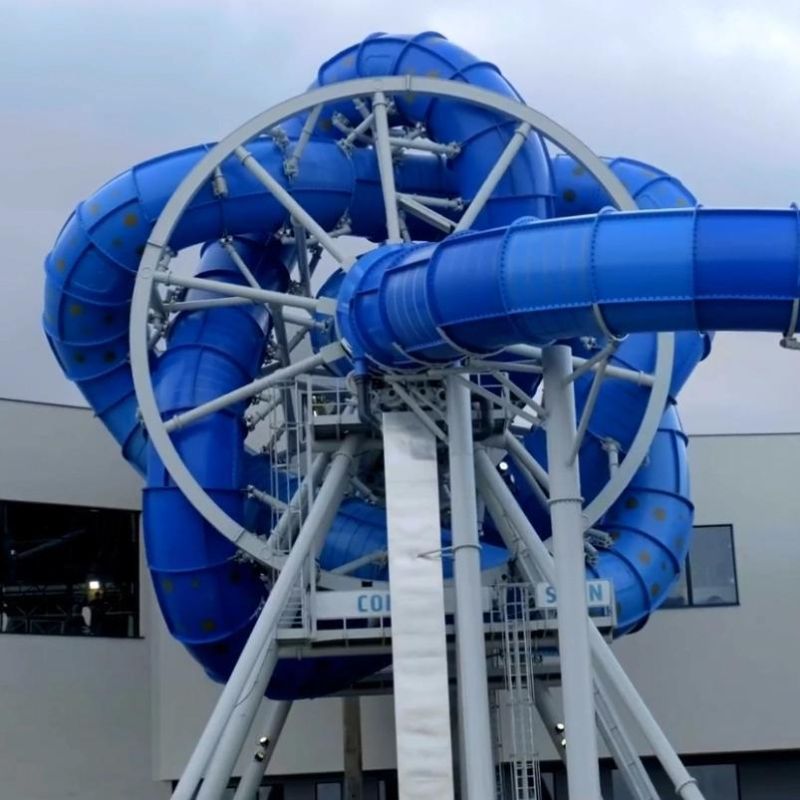 Commercial Water Park Equipment Fiberglass Water Pool Slide for Outdoor