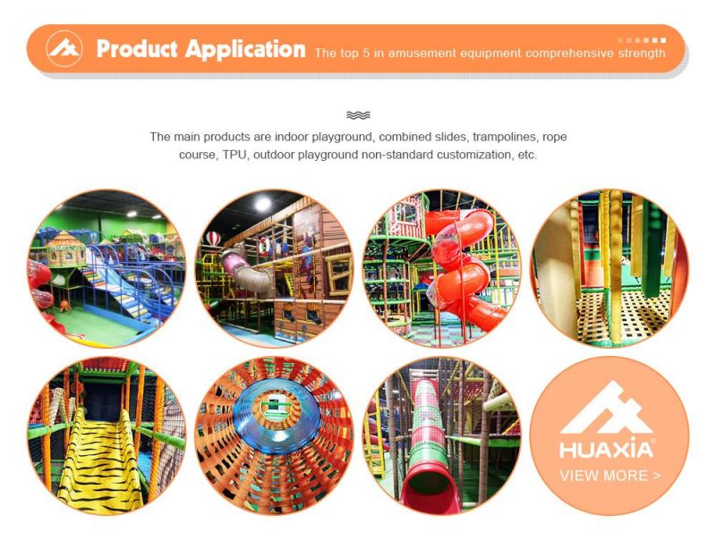 Children Tube Slide Equipment Indoor Soft Play Slide for Child