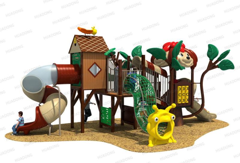 Wood Series Hot Sale Outdoor slide Children Playground Equipment