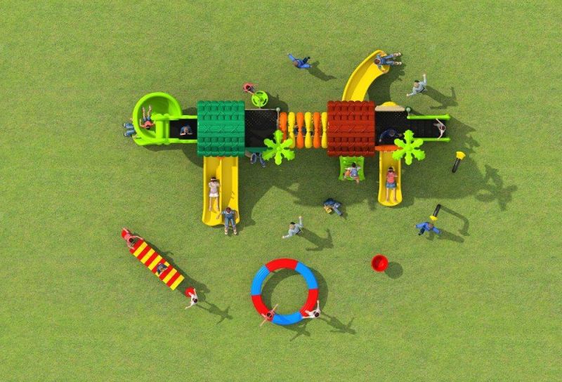 New Design Outdoor Playground Equipment with Interesting Slide