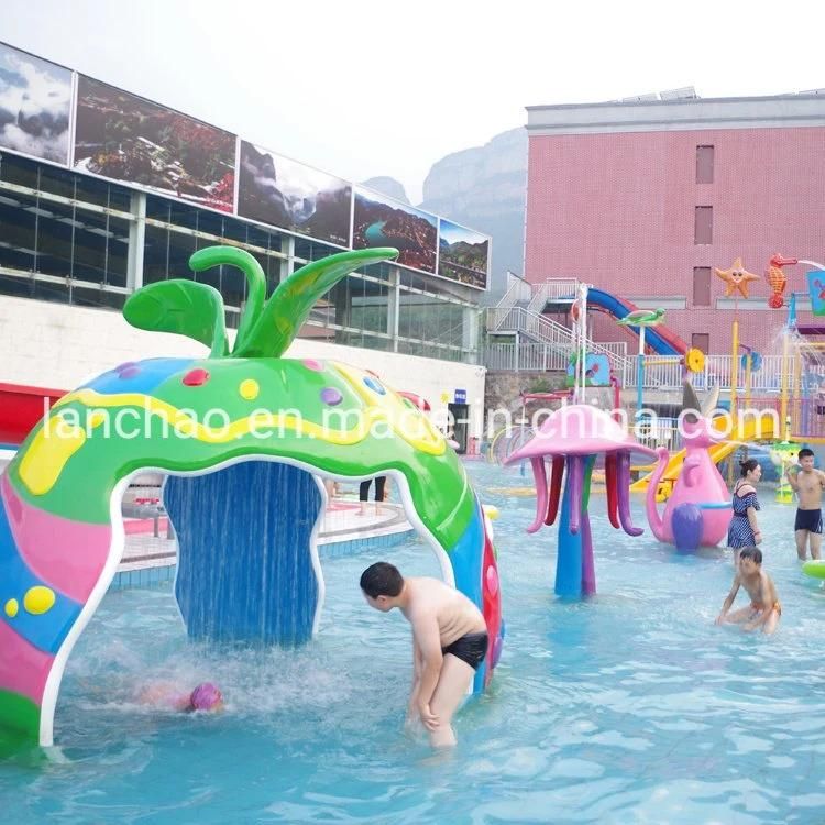 Colorful Fiberglass Amusement Water Park Spray Equipment