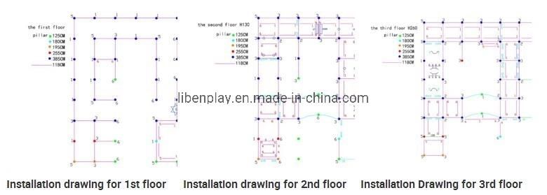 Commercial Children Indoor School Plastic Playground
