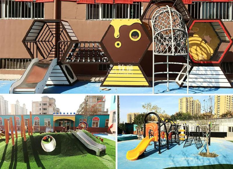 High Quality Plastic Children Outdoor Playground Manufacturer