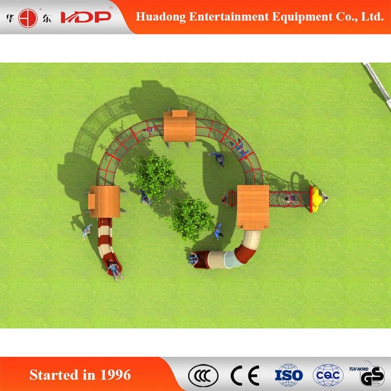 2019 Huadong Wooden Playground Equipment for Sale (HD-MZ011)