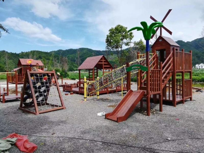 Children Comfortable Swings and Slide Kids Outdoor Playground Amusement Rides