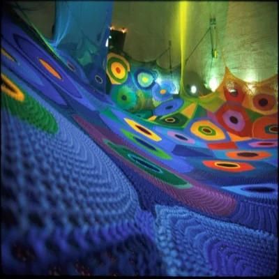 New Styles Different Children Colorful Crochet Ropes Rainbow Indoor Climbing Net