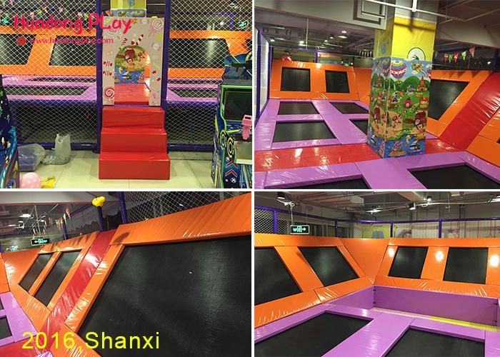 Steel Frame, Wood and PVC Material Indoor Mall Playhouse for Children