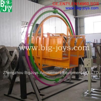Outdoor Amusement Park Human Gyroscope Ride