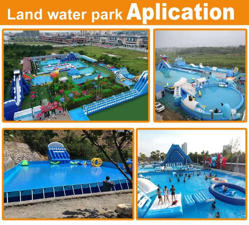 Middle Size Inflatable Water Park for Summer