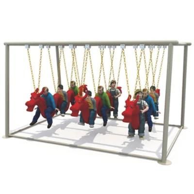 Customized Kids Outdoor Playground Dragon Swing Set Park Equipment 106