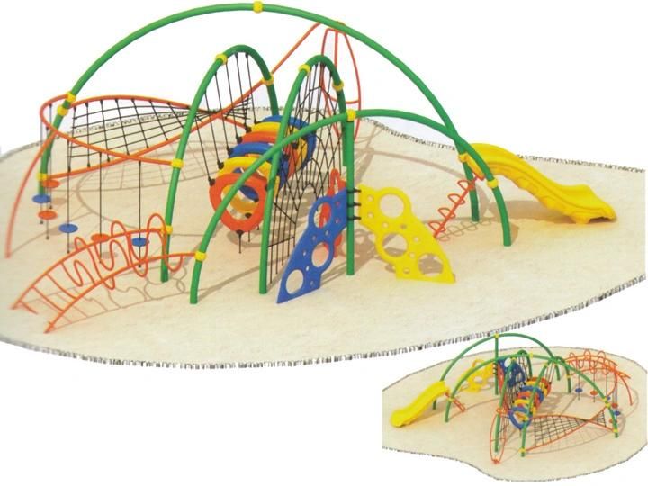 Large Size Kids Outside Steel Climbing Playground