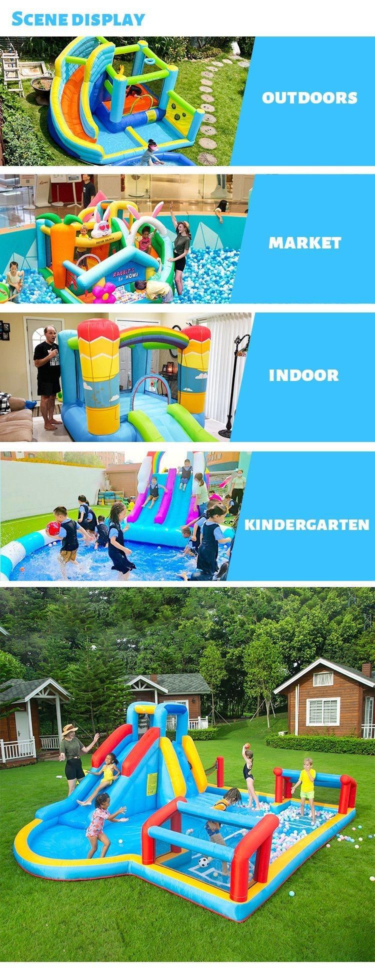 Custom Inflatable Bouncer with Slide Pool for Amusement