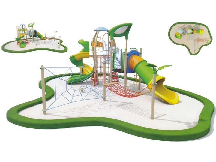 Outdoor Kids Climbing Playground Games with Slide