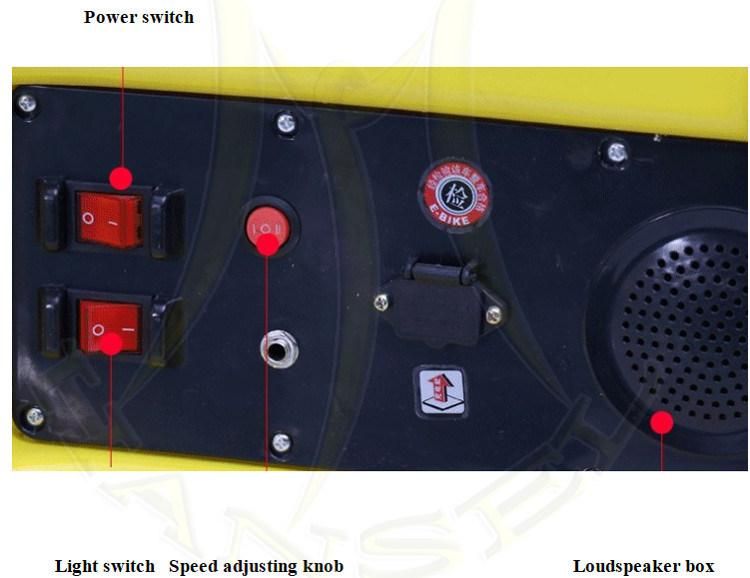 Hansel Shopping Mall Battery Power Amusement Motorcycle for Sale