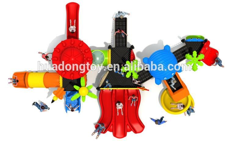 Kids Outdoor Playground Plastic Slides