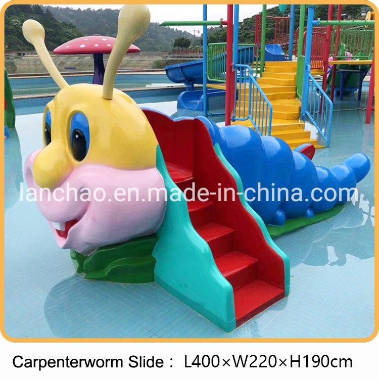 Mini Rainbow Slide Fiberglass Water Park Equipment