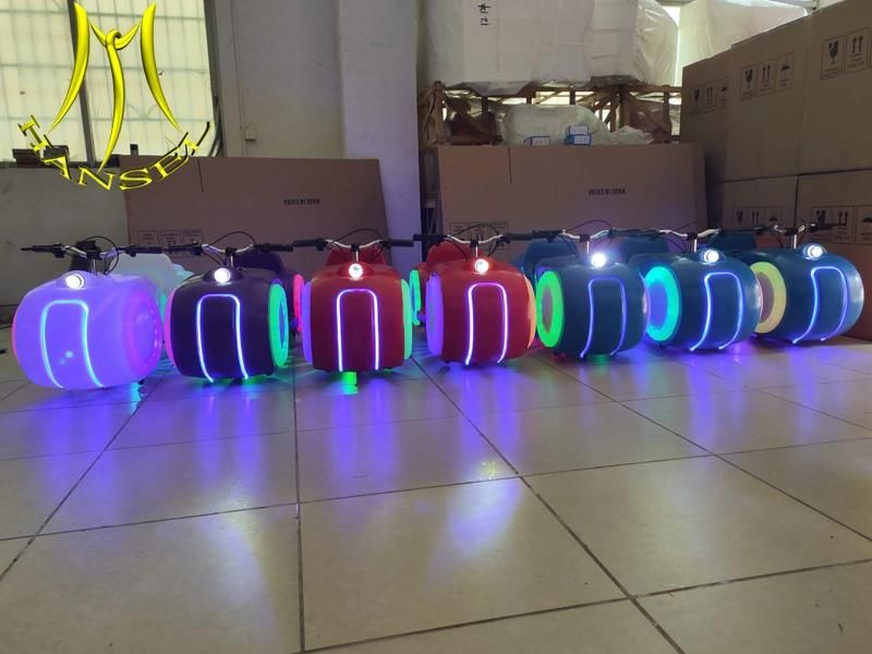 Hansel Shopping Mall Kids Amusement Prince Motorcycle Tron Bikes