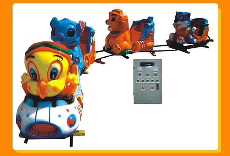 Fiberglass Electric Mini Amusement Kiddie Rides Outdoor Park Train Rides (KL6031)