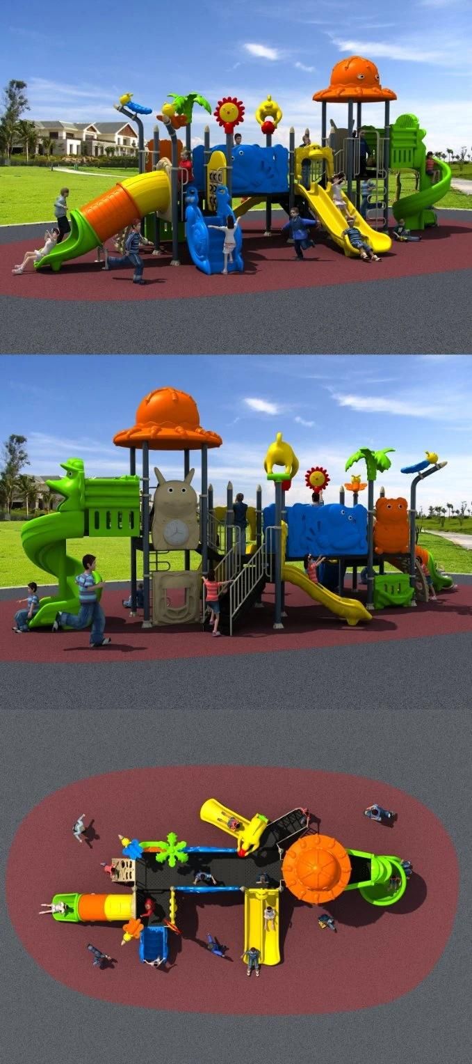 Factory Price Outdoor Playground, Kids Plastic Slides