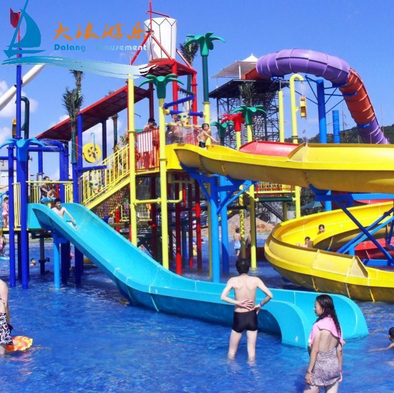 Water Park Kids Water House Aqua Play House Kids Outdoor Water Playground