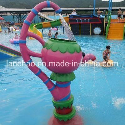 Colorful Water Park Equipment Fiberglass Spray Games for Children