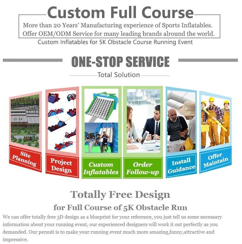 Big Fun Insane Inflatable Sports Games 5K Obstacle Course for Adults and Kids