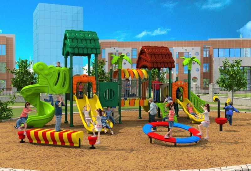 New Design Outdoor Playground Equipment with Interesting Slide