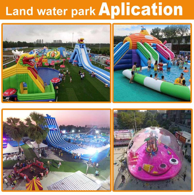 Middle Size Inflatable Water Park for Summer
