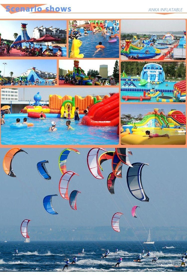 Outdoor Amusement Park Rock Inflatable Climbing Wall with Best Quality