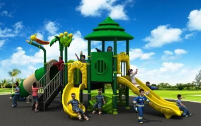 Wood Series Outdoor Playground Slide Equipment