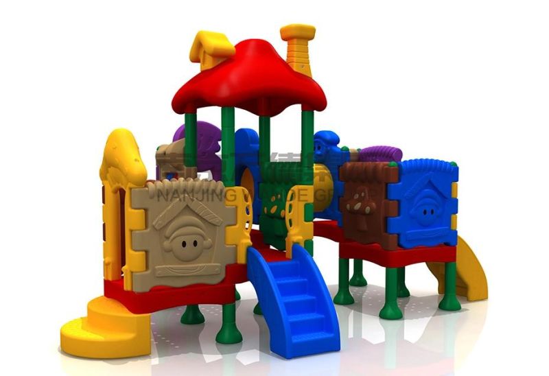 Wandeplay Indoor Playground Plastic Equipment Children Amusement Park Playsets Kindergarten Kids Toy Children Slide Games Outdoor Playground Equipment
