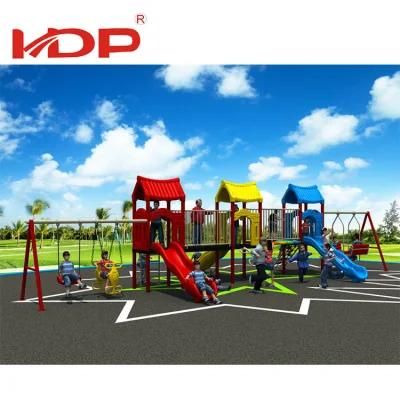 Beautiful Soft Cheap Plastic Outdoor Playground with Swing and Slide