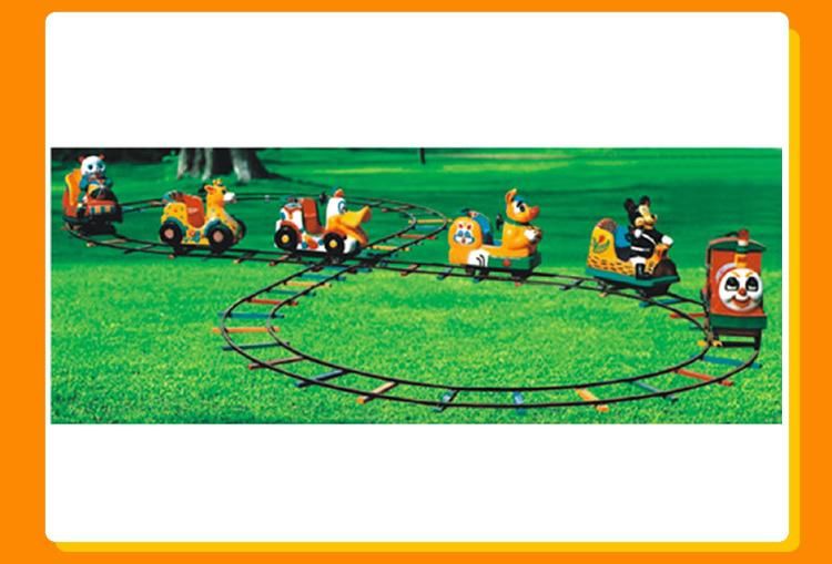 Shopping Mall Outdoor Kids Amusement Rides Backyard 6 Seats Electric Mini Train (KL6007)