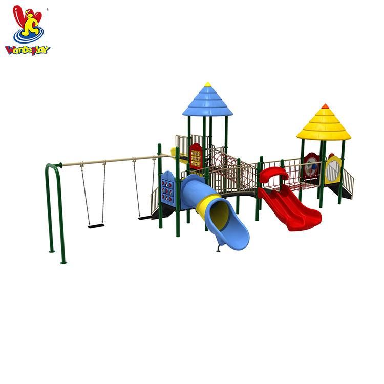 Wandeplay GS TUV Standard Amusement Park Playsets Kindergarten Kids Toy Children Water Park Swing Combination Backyard Outdoor Playground Equipment
