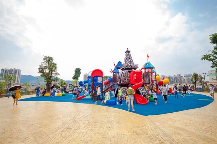 Children Kids Outdoor/Indoor Playground with TUV-GSCeEn 1176SGSOhsas18001ISO9001ISO14001 Certificate Dream of Pleasure Island