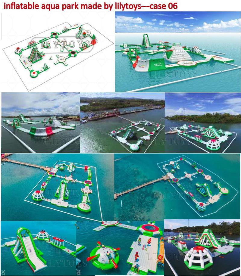 Inflatable Aqua Park Water Playground Water Obstacle Course for Sea or Lake