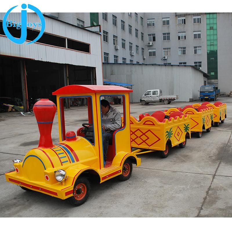 Amusement Park Electric Mini Trackless Train for Sale