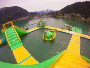 Inflatable Water Game Obstacle Inflatable Aqua Splash Park