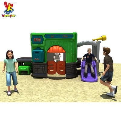 Indoor Playground Playhouse Kids Cheap Post Office Play Toys for Customized