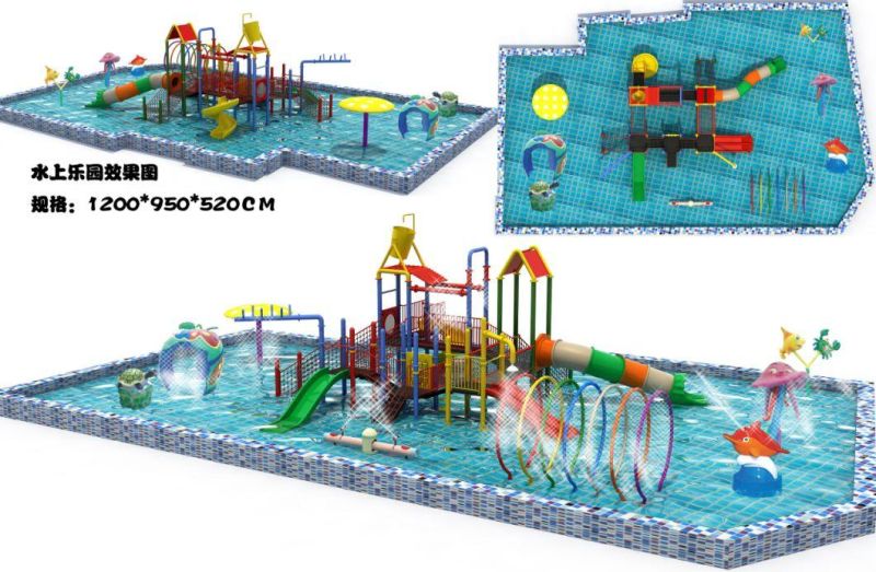 Customized Design Outdoor Playground Water Slides for Children (TY-1912301)
