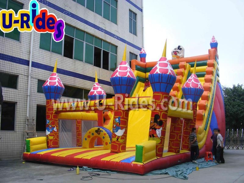 Commercial Grade Amusement Park Inflatable game Water Slide Inflatable Slide for Kids and Adults