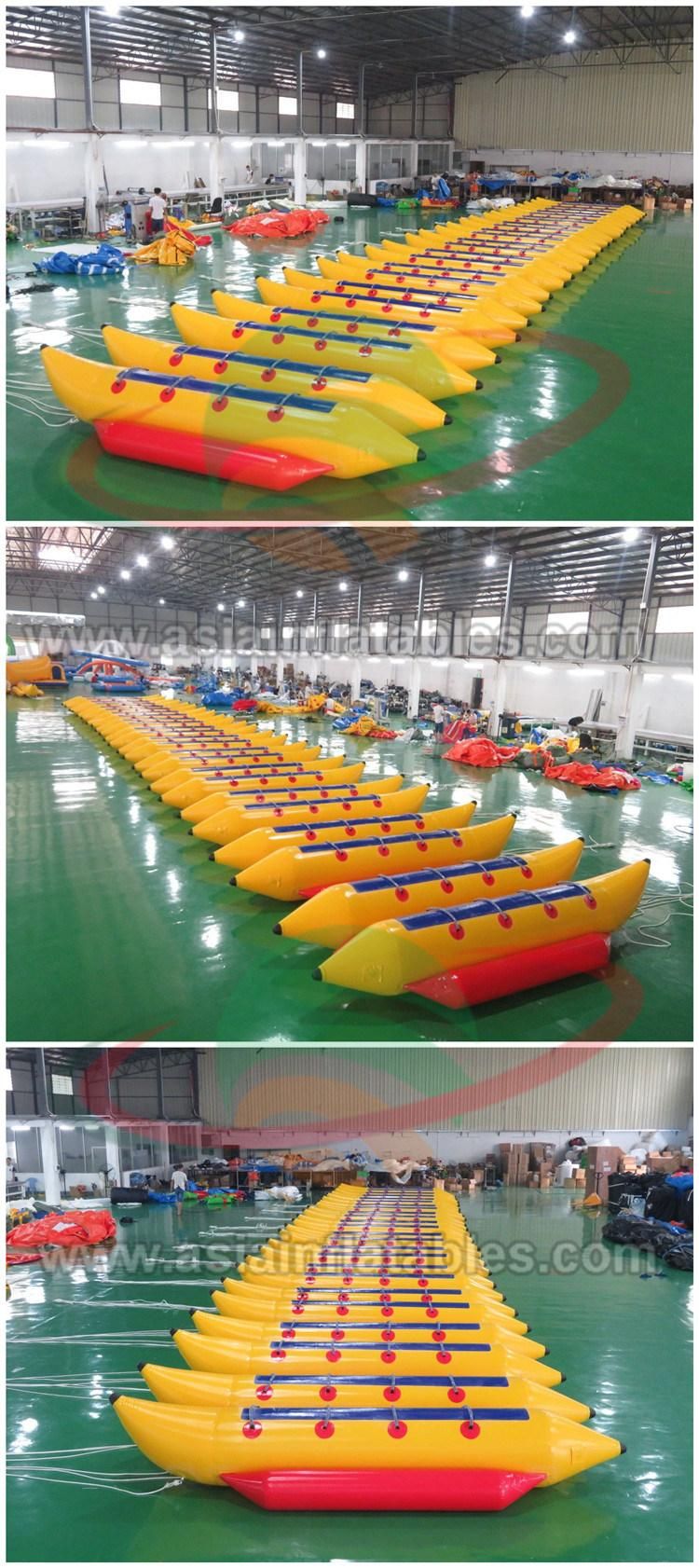 Double Lane Flying Towable Inflatable Banana Boat for Sale