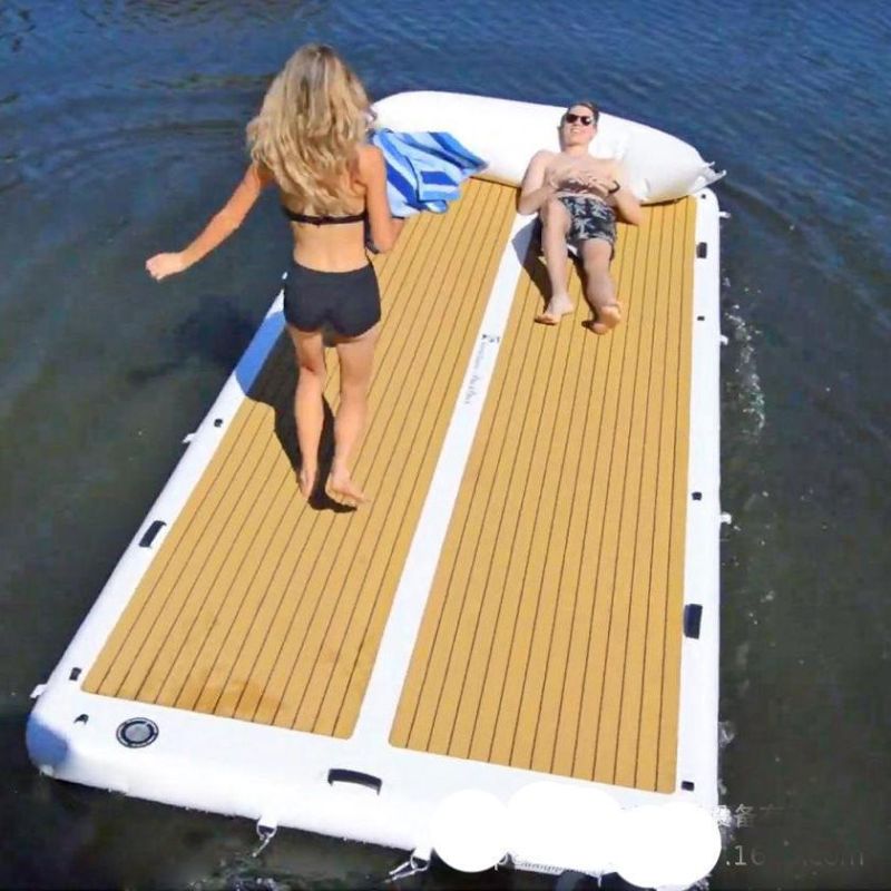 China Manufacturer Inflatable Floating Dock Floating Pool Dock