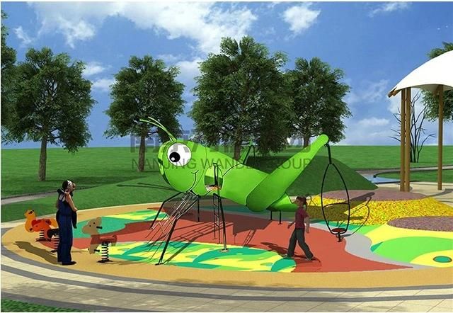 Amusement Park Plastic Kids Toy Slide Outdoor Playground Equipment